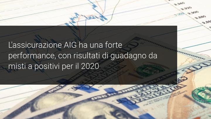 AIG migliora utili per azione