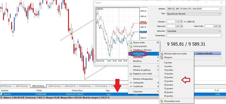 trailing stop mt4